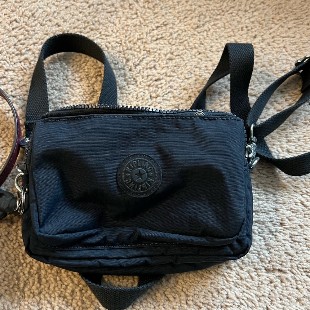 Kipling Black Belt Bag